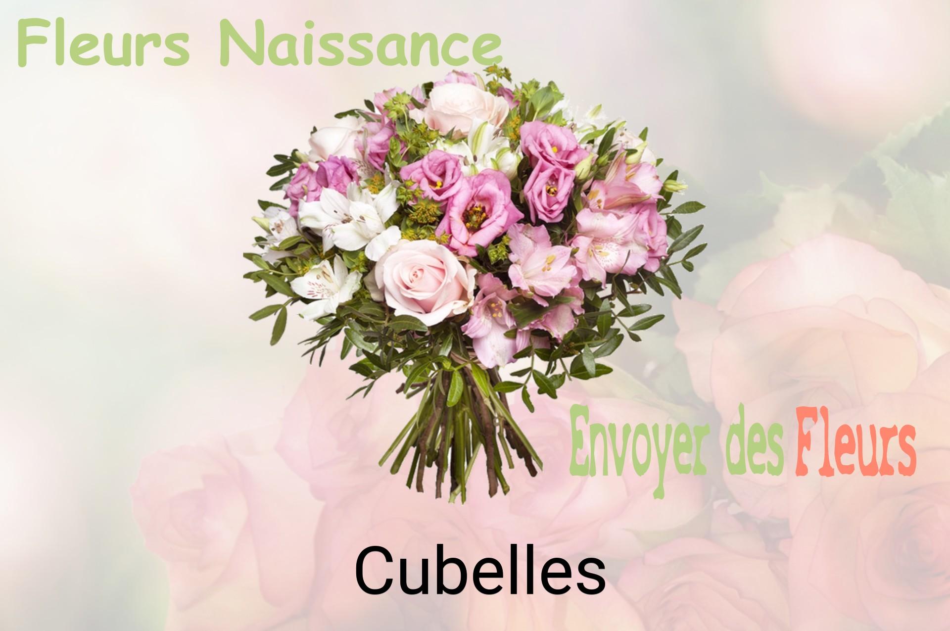 Bouquet de fleurs de naissance livré à Cubelles