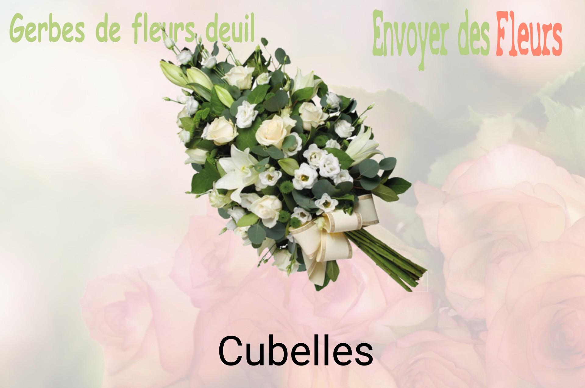 Gerbe de fleurs de deuil livrée à Cubelles